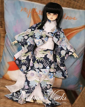 1/4 1/3 масштаб BJD японское кимоно Юката для SD одежды аксессуары для кукол BJD, в комплект не входят кукла, обувь, парик и другое 18D1279