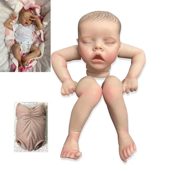 16 дюймов TwinA Уже окрашенный комплект Готовый Размер куклы Reborn Baby Реалистичные мягкие на ощупь гибкие готовые детали куклы