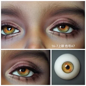 18 мм Глаза для игрушек, аксессуары для кукол BJD, 1/3 SD DD Защитное глазное яблоко 1 Пара