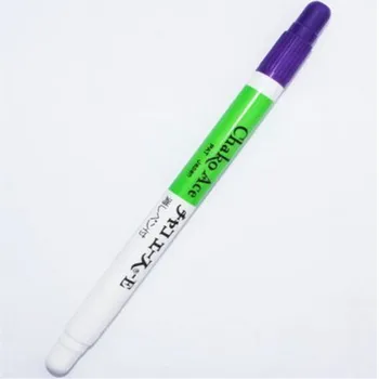 2 шт./лот, Стираемая Водой Фиолетовая Ручка Для Маркировки ткани со Швейной Ручкой AA7204