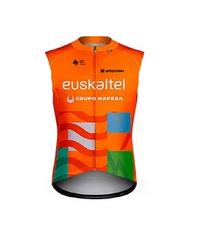 2023 Euskaltel TEAM Оранжевый Летний Жилет для Велоспорта без рукавов, Mtb Одежда, Велосипедный майо, Велосипедная одежда для велоспорта