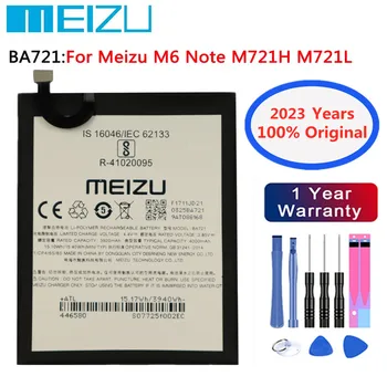 2023 года Новый Оригинальный Аккумулятор Для Meizu M6 Note Note6 M721H M721L M721Q 4000Ah BA721 Аккумулятор для мобильного телефона В наличии + Инструменты