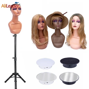 Alileader Новая голова манекена С подставкой без плеч, Реалистичный манекен, Демонстрационная головка для изготовления париков, колпачок для очков