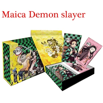 Demon Slayer Карты Коллекционная Коробка Аниме TCG Игровые Карты Kimetsu No Yaiba Настольные Игрушки Для Семьи, Детей, Рождественские Подарки