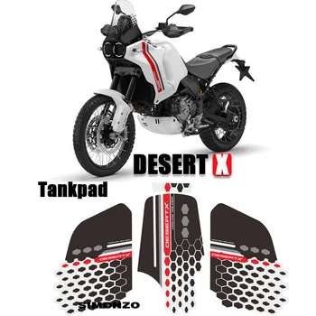 DESERT X Аксессуары Накладка На Бак Для Ducati DESERT X Наклейки С Наклейками От Царапин Протектор Мотоцикла 2022-2023 Desert X Накладка На Топливный бак