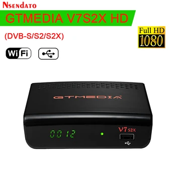 GTmedia V7 S2X DVB-S2 S2X Спутниковый ТВ-ресивер 1080P Full HD Digital TV Box С USB WIFI для Европы Испания PK Freesat V7S