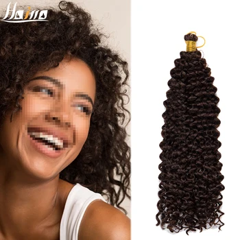 HAIRRO Синтетические Волосы для Плетения Крючком Наращивание волос Пучки волос на водной волне Freetress Afro kinky Twist Оптом
