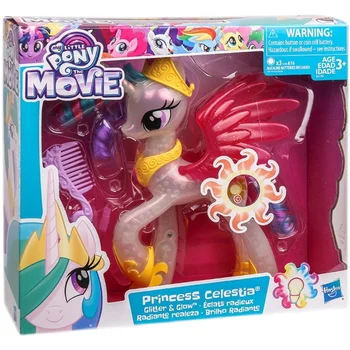 Hasbro My Little Pony Принцесса Селестия, Милые Светящиеся Куклы, Фигурки Героев, Игрушки для девочек, Детские Подарки