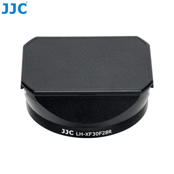 JJC Квадратная Металлическая Байонетная бленда для Макрообъектива Fuji Fujifilm XF 30mm f/2.8 R LM WR, с Защитной крышкой-блендой