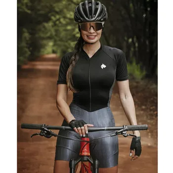 Lynce Женский Велосипедный Трикотажный Комбинезон с Коротким Рукавом Для Бразильских Спринтерских Велогонок Comfort Breathable Skinsuit Macaquimho Feminino