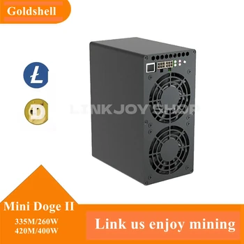 Mini Doge II LTC & Doge Coin 335MH /S 260W 420MH /S 400W Домашний Майнер с блоком питания мощностью 750 Вт с низким уровнем шума