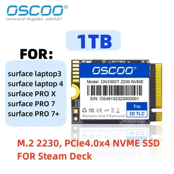 OSCOO 1TB SSD M.2 2230 Внутренний твердотельный накопитель PCIe4.0x4 NVME SSD для Microsoft Surface Pro7 + Steam Deck Цена по прейскуранту завода-изготовителя