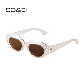 SO & EI Ins Популярные Модные Маленькие Солнцезащитные Очки 