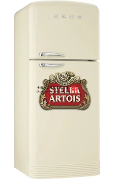 Stella Beer Artois Наклейка На холодильник с морозильной камерой, Украшение Кухни, Барная стена, Дверь