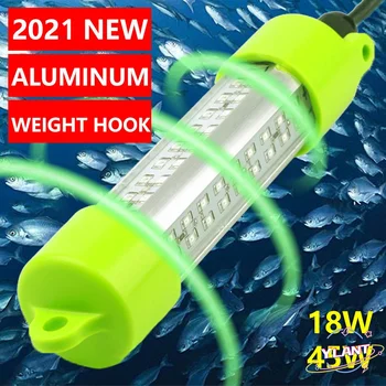 SWT Приманка для привлечения рыбы Погружной Светильник для подводной рыбалки 18 Вт 45 Вт DC 12 В IP68 Алюминиевый светодиод высокой мощности