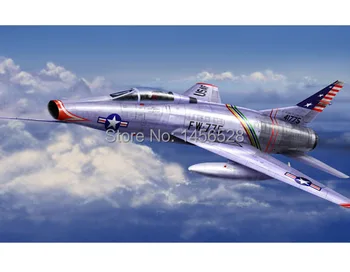 trumpeter 1/72 01648 F-100C Super Sabre, наборы для сборки моделей, масштабная модель самолета, 3D головоломка, самолет
