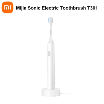 Xiaomi Mijia Электрическая звуковая зубная щетка T301 Беспроводная Перезаряжаемая Водонепроницаемая Электронная зубная щетка глубокой очистки, отбеливающая зубы