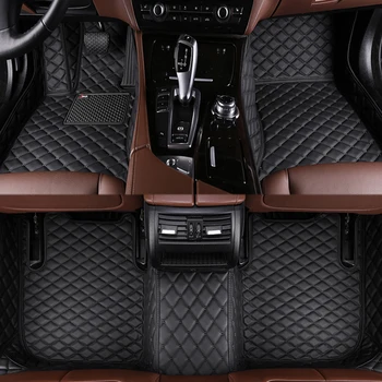 Автомобильные коврики из искусственной кожи на заказ для Cadillac XTS 2011-2019 года Детали интерьера Автомобильные аксессуары Ковер