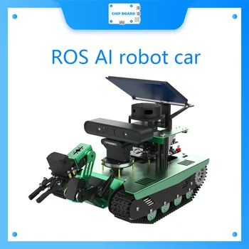 Автомобильный комплект робота ROS AI smart vision, лидарная картографическая навигация с роботизированной рукой, 7-дюймовый дисплей на базе Jetson Nano