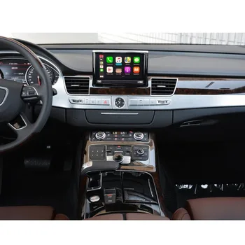 Автомобильный экран CarPlay Зеркальный ключ для AUDI A8 MMI3G Apple Wireless CarPlay Android Автоматический адаптер Реверсивный интерфейс