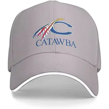 Бейсболка с логотипом колледжа Catawba, Унисекс, классическая бейсболка, Унисекс, регулируемая кепка для папы