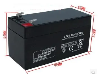 Бесплатная доставка 12 В 1.3 Ач свинцово-кислотная батарея VRLA аккумуляторная батарея с регулируемым клапаном свинцово-кислотная батарея