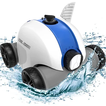 Беспроводной роботизированный очиститель бассейна, автоматический пылесос для бассейна, время работы 60-90 минут, перезаряжаемая батарея