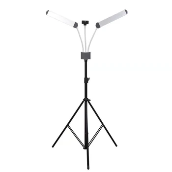 Большой Светильник для Фотостудии с Регулируемой Яркостью для Макияжа, светодиодная кольцевая лампа
