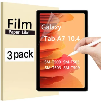 Бумажная пленка Для Samsung Galaxy Tab A7 10.4 2020 2022 SM-T500 SM-T505 SM-T503 SM-T509 Матовая ПЭТ-защитная пленка для планшета