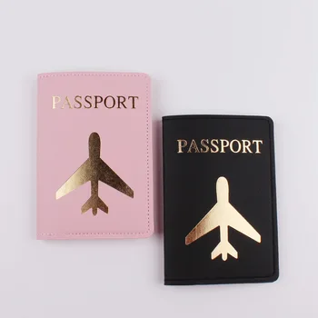 Водонепроницаемая Обложка для Паспорта с Буквенным Принтом для Мужчин и Женщин, Дорожный Свадебный Держатель для Паспорта