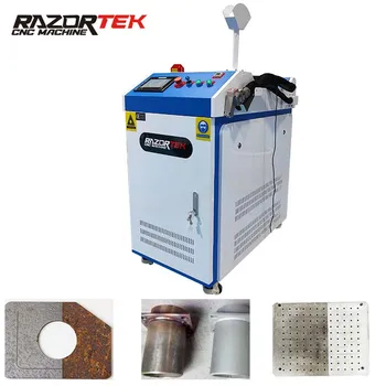 Волоконно-лазерная машина Razortek 1500 Вт 2000 Вт портативная лазерная машина для очистки волокон