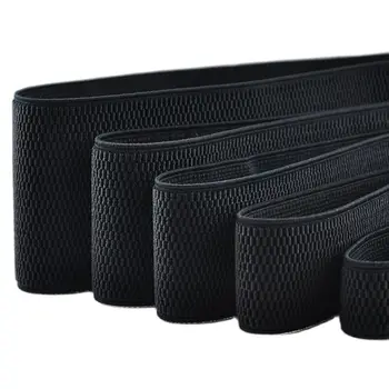 Высококачественная черная резинка на талии/эластичный пояс 2-10 см/аксессуары для швейной одежды/эластичная лента/резиновая лента