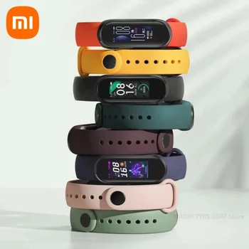 Глобальная версия Xiaomi Mi Band 5 Смарт-браслет для фитнеса, спортивные часы, пульсометр, Водонепроницаемый смарт-браслет с экраном 6 AMOLED