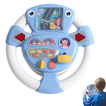 Детская Игрушка на Руле, Милая Детская Музыкальная Игрушка Со Светом и Звуком, Развивающие Развивающие Игрушки Для Малышей и Малышей Baby