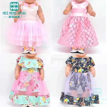 Детская одежда для куклы 43 см, аксессуары для новорожденных кукол, модные платья, юбки для костюмов
