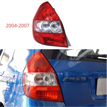 Для 2004-2013 Honda Fit Задний фонарь, задний сигнальный фонарь, светодиодный задний Стоп-сигнал, задний фонарь в сборе, яркая боковая окантовка