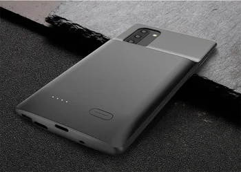 Для Samsung Galaxy Note 10 Plus, чехол для жидкого силиконового зарядного устройства, резервный блок питания, крышка батарейного отсека Samsung Note 10