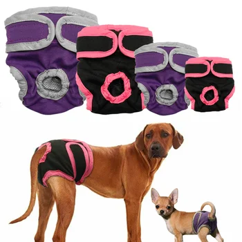 Женские шорты для собак, Физиологические штаны для щенков, Подгузник, Нижнее белье для домашних животных Для маленьких собак-девочек-Мейдиум