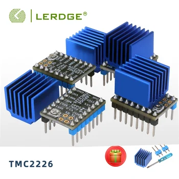 Запчасти Для 3D-принтера LERDGE TMC2226 V1.0 Драйвер шагового двигателя UART Заменить TMC2208 TMC 2225 A 4988 lv8729 Бесшумный