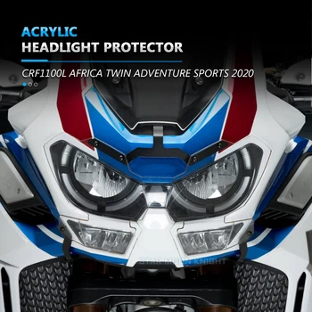 Защита фар мотоцикла, защита линз, прозрачная крышка переднего фонаря для Honda CRF1100L Africa Twin CRF 1100 L Adventure Sports