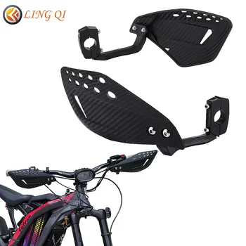 Защитные накладки для рук с рисунком из углеродного волокна, подходящие для универсальных мотоциклов. Модифицированный чехол на руль велосипеда