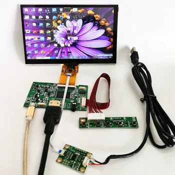 комплект емкостных сенсорных модулей с 7-дюймовым дисплеем 1024x600 IPS HDMI LCD Модуль Автомобильный Raspberry Pi 3 5-точечный емкостный сенсорный монитор