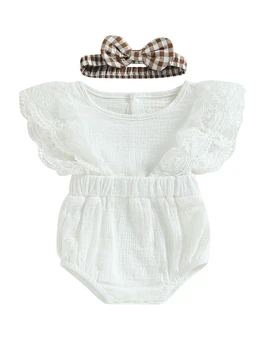 Комплект одежды из двух предметов для маленьких мальчиков, клетчатая рубашка на пуговицах и шорты на подтяжках, Стильная одежда