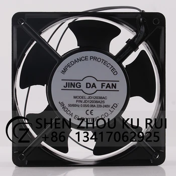Корпусной вентилятор для Оригинального JINGDA JD12038AC 120X120X38MM 220V 0.05/0.06A 12 см 12038 Осевой вентилятор охлаждения с маслосодержащим
