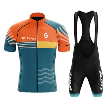 Летняя мужская велосипедная рубашка с нагрудным ремнем, шорты 20D, костюм для езды на горном велосипеде, костюм для езды на дорожном велосипеде, можно настроить, чтобы добавить название