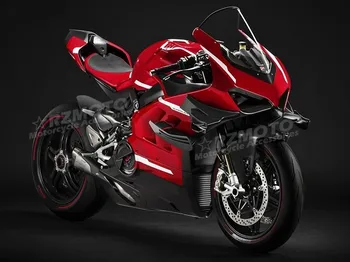 Литьевая форма Новый комплект обтекателей для мотоциклов из АБС-пластика, пригодный для Ducati V4 Panigale s 2020 2021 20 21 Комплект кузова красного цвета