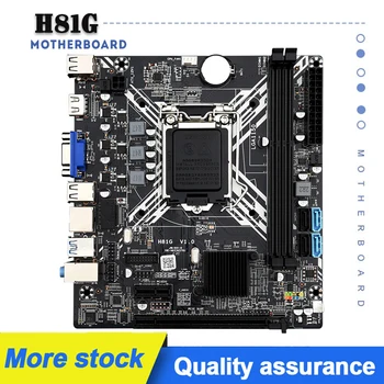 Материнская плата H81 G LGA 1150 С поддержкой DDR3 SATA3.0 USB3.0 Micro ATX PC Server 16GB 2XDDR3 Материнская плата
