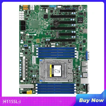 Материнская плата промышленного назначения H11SSL-i Для однопроцессорного сервера Supermicro AMD Второго поколения EPYC7001/7002