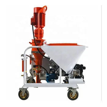 Машина для распыления цементной штукатурки Шнековая Установка Для затирки швов Песчаный материал Насос для распыления гипсового раствора для строительства