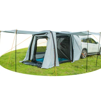 Новый Открытый Кемпинг Многофункциональный внедорожник Дорожная палатка Надувная Задняя палатка Автомобиля
